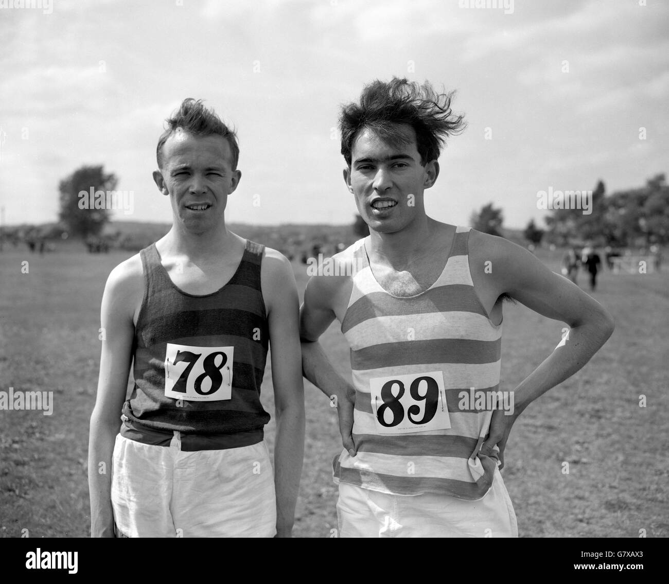 Leichtathletik - Amateur Athletic Association Championships - Ian Boyd und Derek Johnson - London Stockfoto