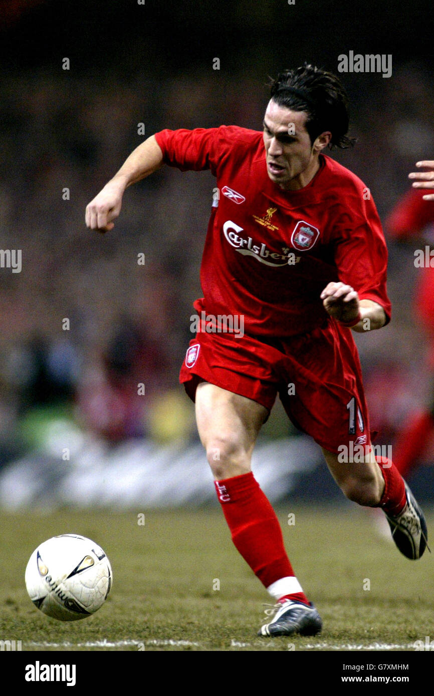 Fußball - Carling Cup - Finale - Chelsea gegen Liverpool - Millennium Stadium Stockfoto