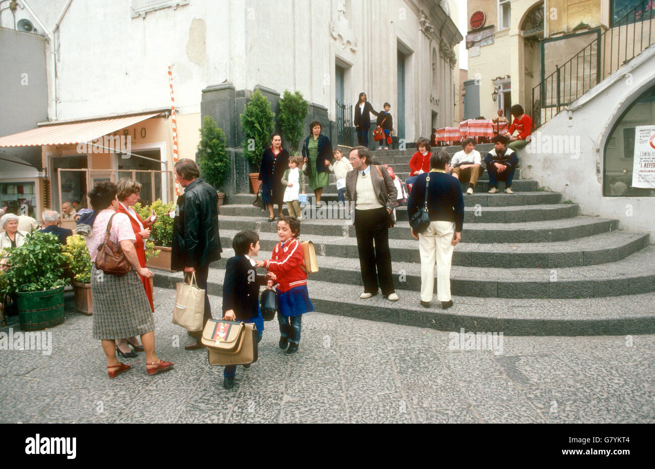 MASSEN DER PIAZZA Stockfoto
