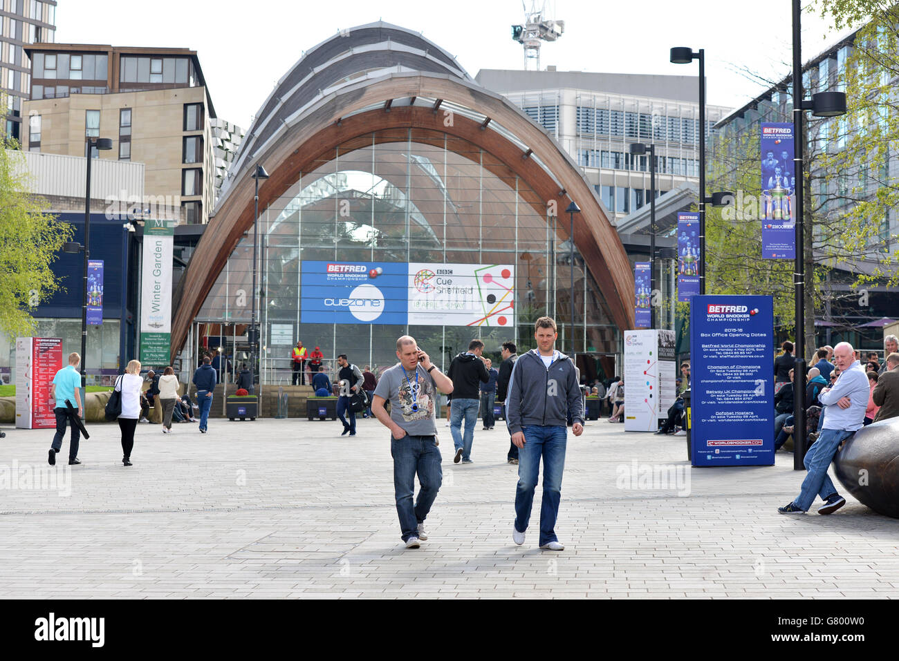 Snooker - Betfred World Championship - Tag acht - Crucible Theatre Stockfoto