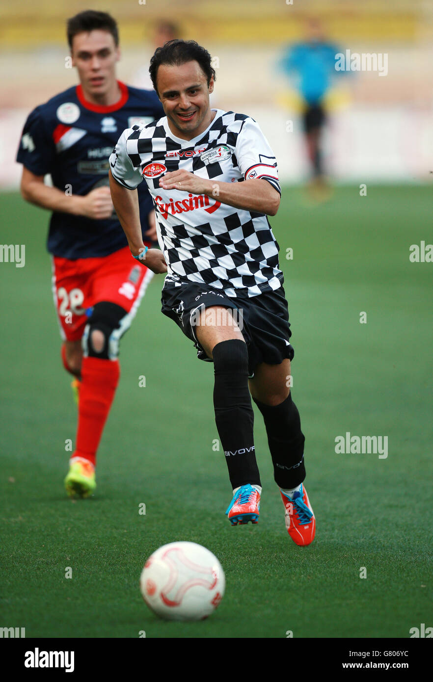 Formel 1 - Monaco Grand Prix - Fahrer Fußballspiel - Stade Louis II Stockfoto