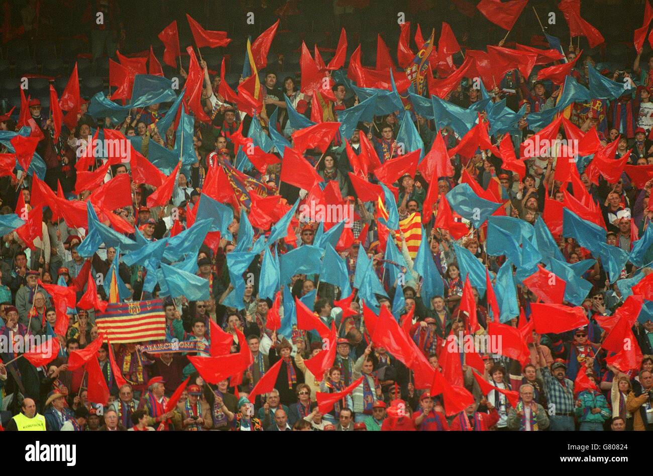 Fußball - UEFA-Cup Sieger Pokal - FC Barcelona vs. Paris Saint-Germain Stockfoto