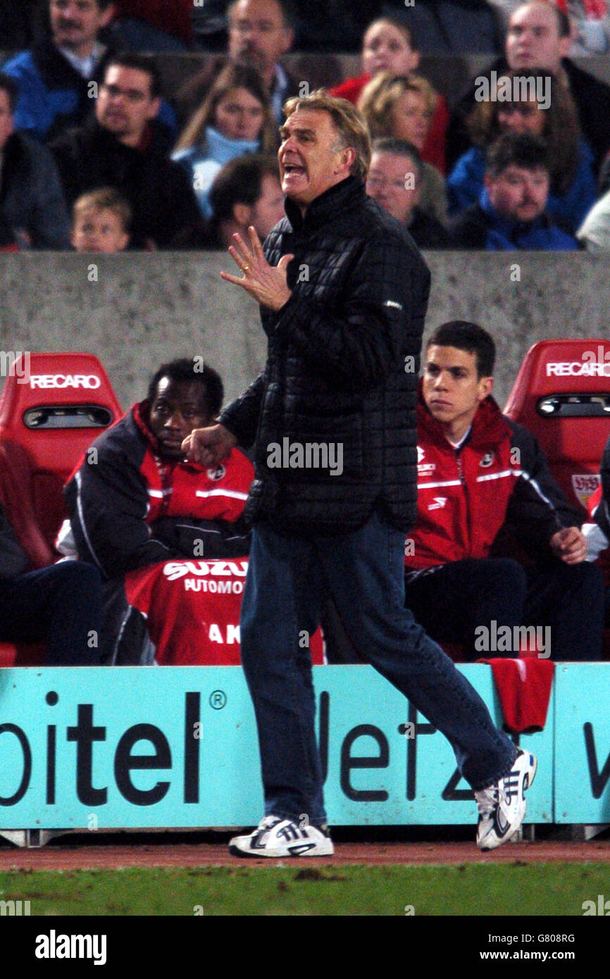 Fußball - deutsche Bundesliga - VFB Stuttgart V SC Freiburg - Gottlieb-Daimler-Stadion Stockfoto