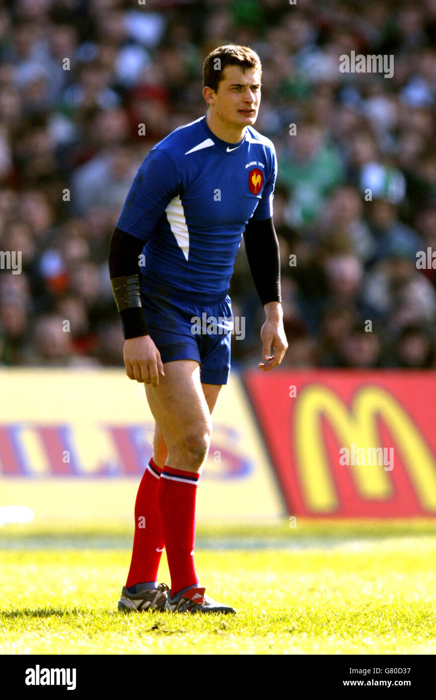 Rugby-Union - RBS 6 Nations Championship 2005 - Irland / Frankreich - Lansdowne Road Stockfoto