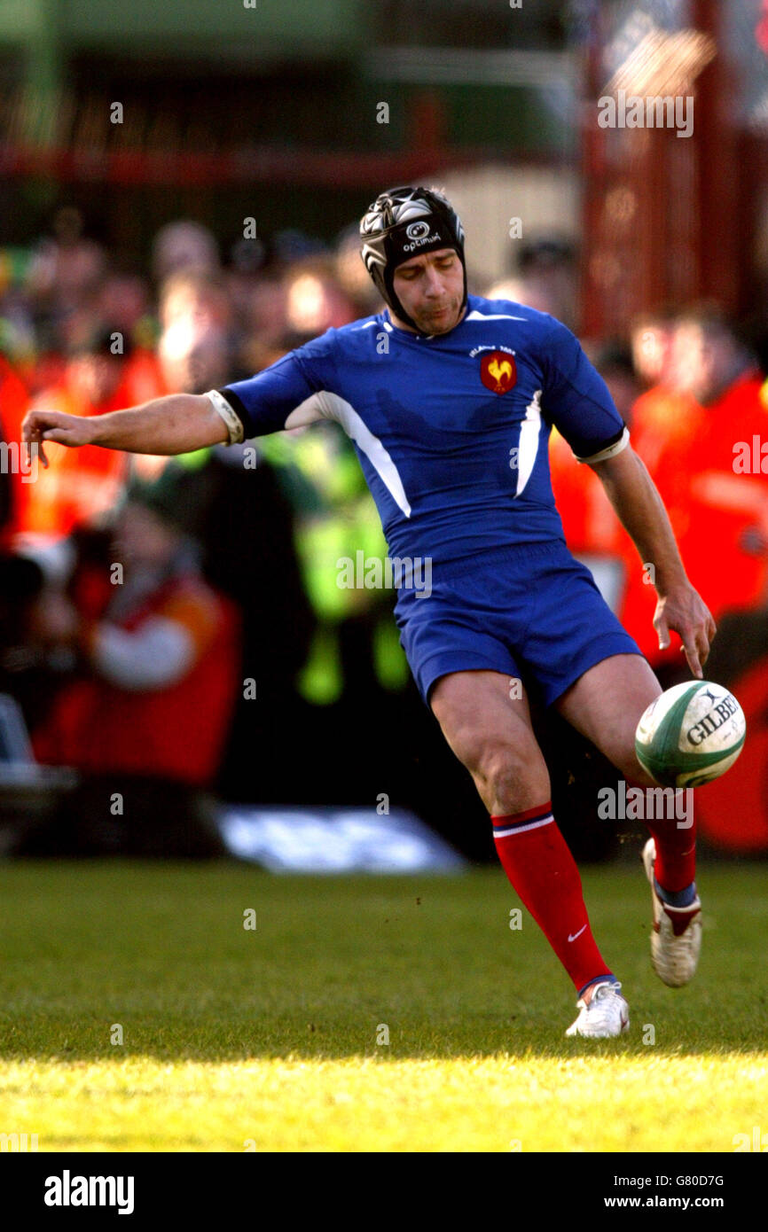 Rugby-Union - RBS 6 Nations Championship 2005 - Irland / Frankreich - Lansdowne Road Stockfoto