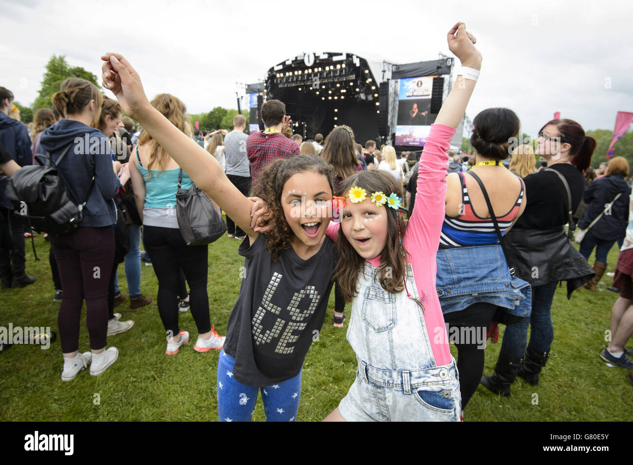 Radio 1 großes Wochenende - Norwich - Sonntag Stockfoto