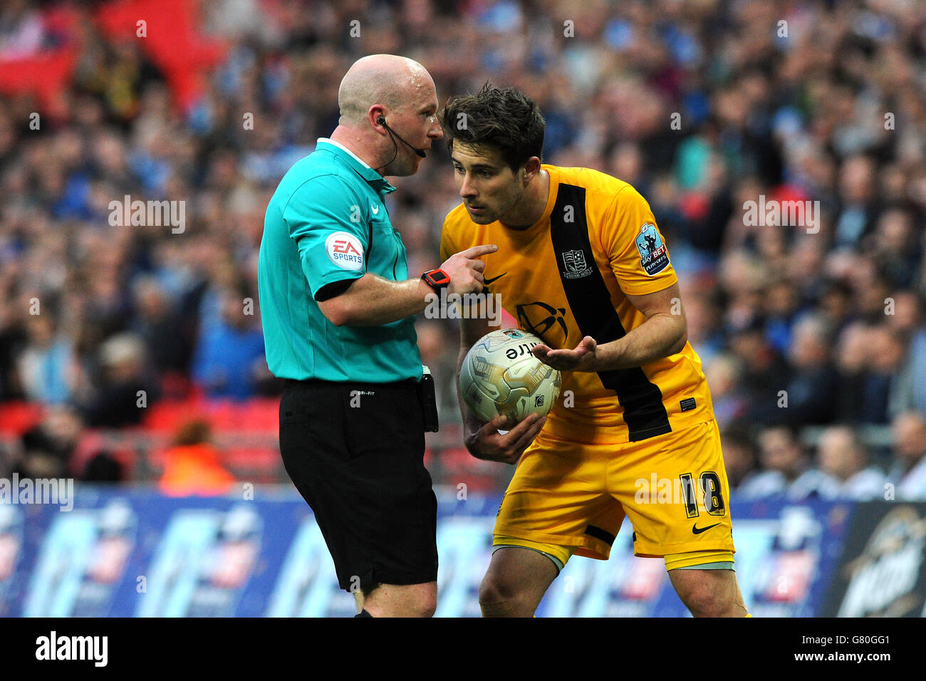 Fußball - Himmel Bet League Two - Play Off - Finale - Southend United gegen Wycombe Wanderers - Wembley-Stadion Stockfoto