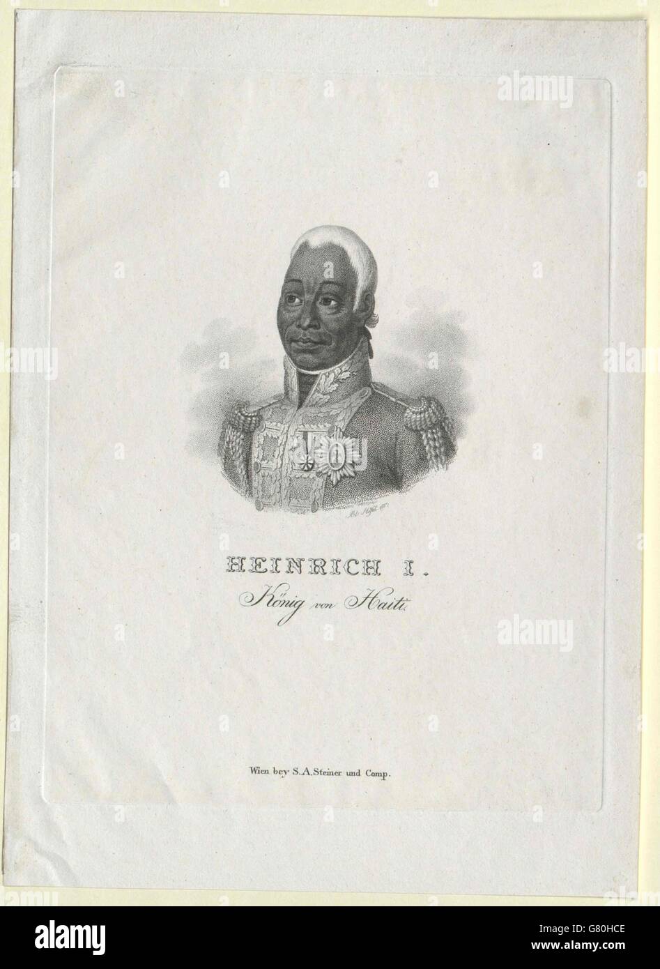 Heinrich I., König von Haiti Stockfoto