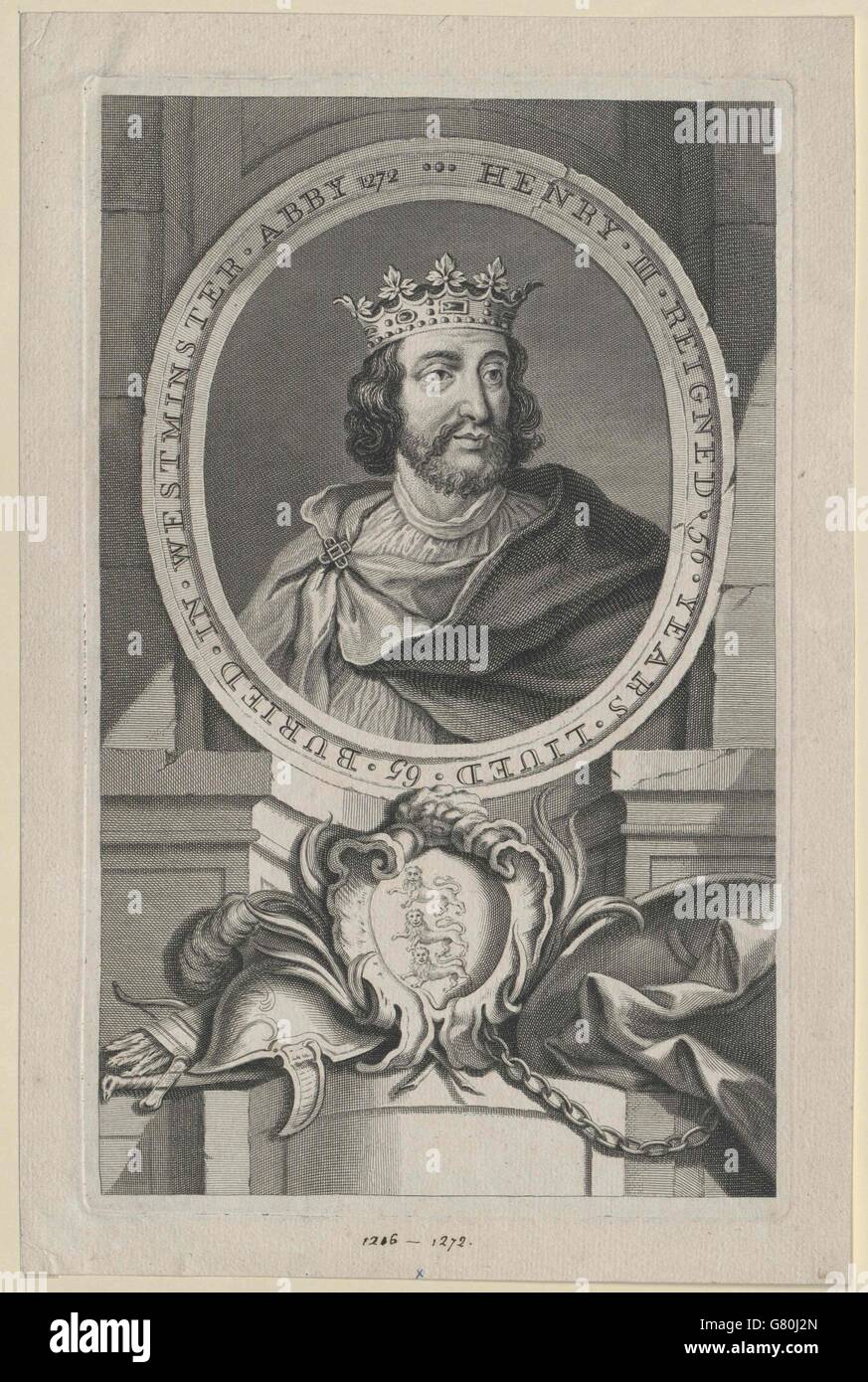 Heinrich III., König von England Stockfoto