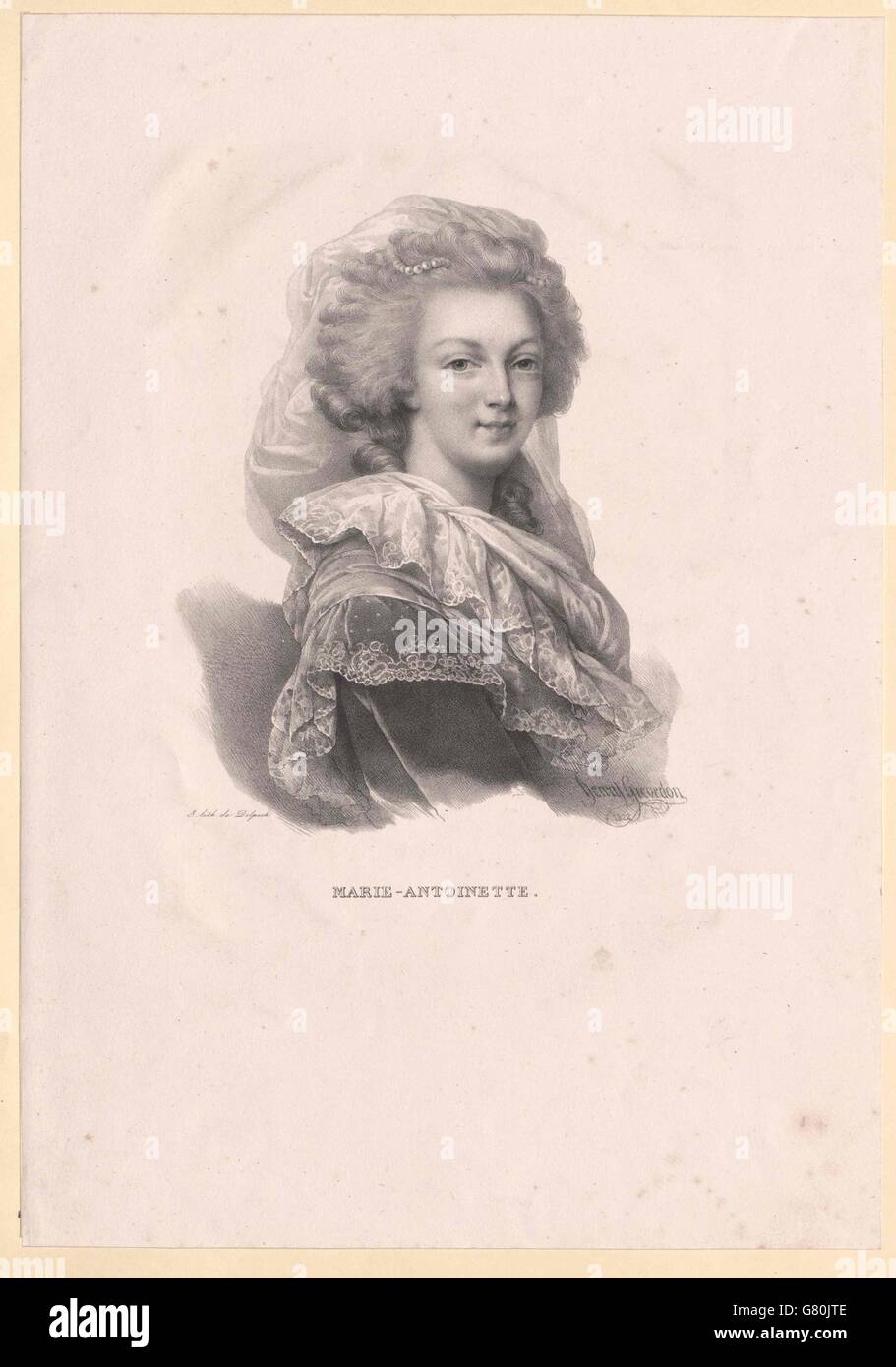Marie Antoinette, Erzherzogin von Österreich Stockfoto