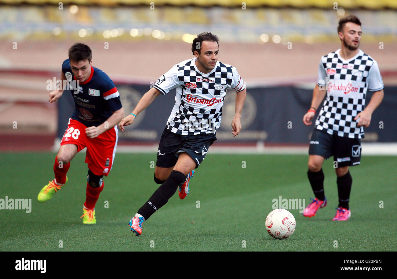 Formel 1 - Monaco Grand Prix - Fahrer Fußballspiel - Stade Louis II Stockfoto