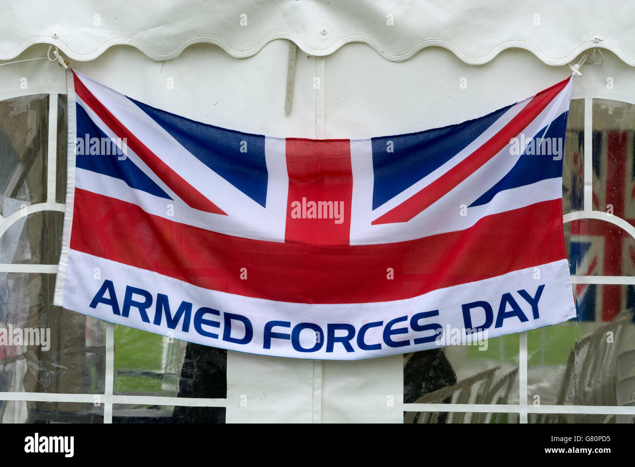 Armed Forces Day Flagge, UK Stockfoto