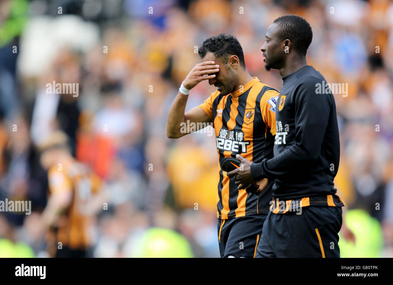 Fußball - Barclays Premier League - Hull City gegen Manchester United – KC Stadium Stockfoto