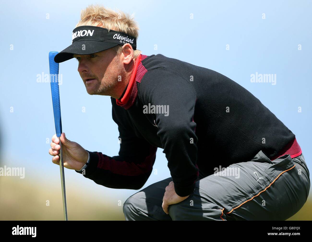 Golf - Dubai Duty Free Irish Open - Tag 4 - Royal County Down Golf Club. Soren Kjeldsen auf dem 2. Green am 4. Tag der Dubai Duty Free Irish Open im Royal County Down Golf Club, Newcastle. Stockfoto