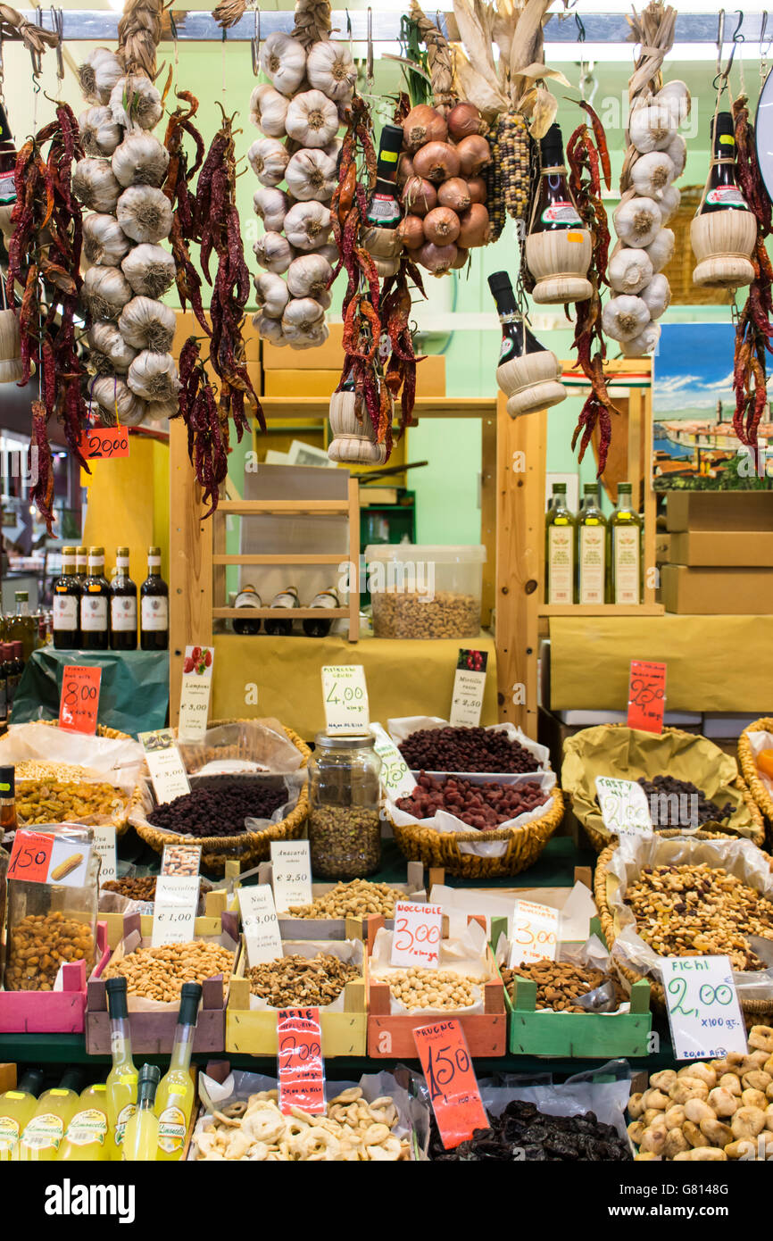 Mercato Centrale (Central Market), Florenz, Italien Stockfoto