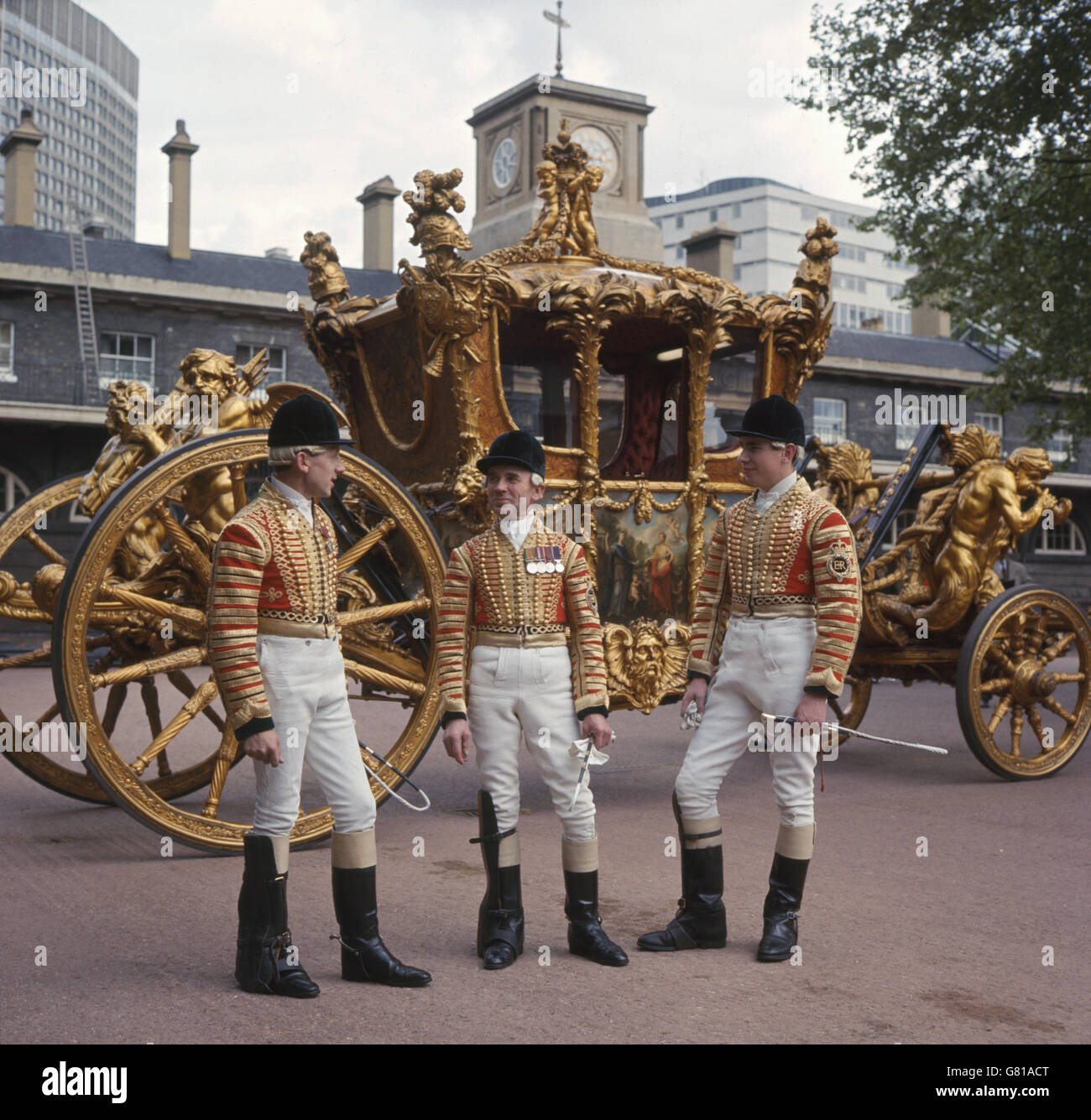 Royalty - Royal Mews Pressetag - Buckingham Palace Stockfoto