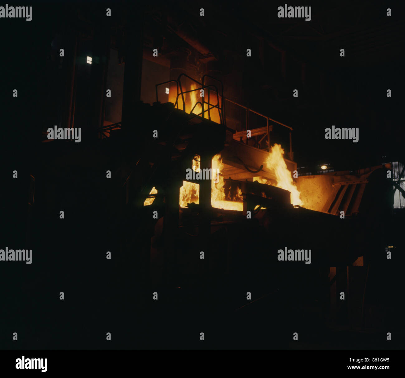 Industrie - Samuel Fox & Company - Stocksbridge Stahlwerk - Sheffield Stockfoto