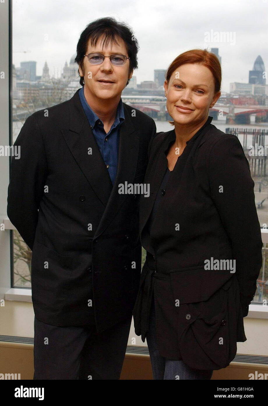 Popstars, Shakin ' Stevens und Belinda Carlisle. Stockfoto