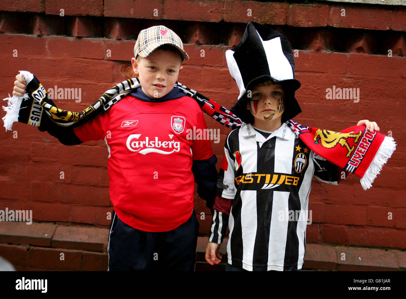 Fußball - UEFA Champions League - Viertel-Final - Hinspiel - Liverpool V Juventus - Anfield Road Stockfoto