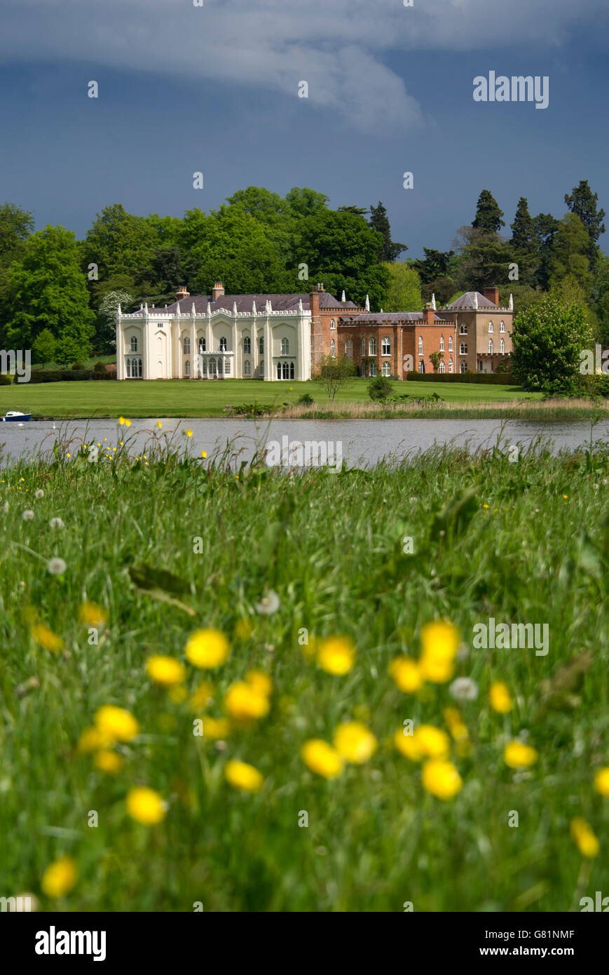 Combermere Abbey, Shropshire, Großbritannien, ein ehemaliges Kloster mit Inhaber Peter & sarah Callander - Beckett. Stockfoto