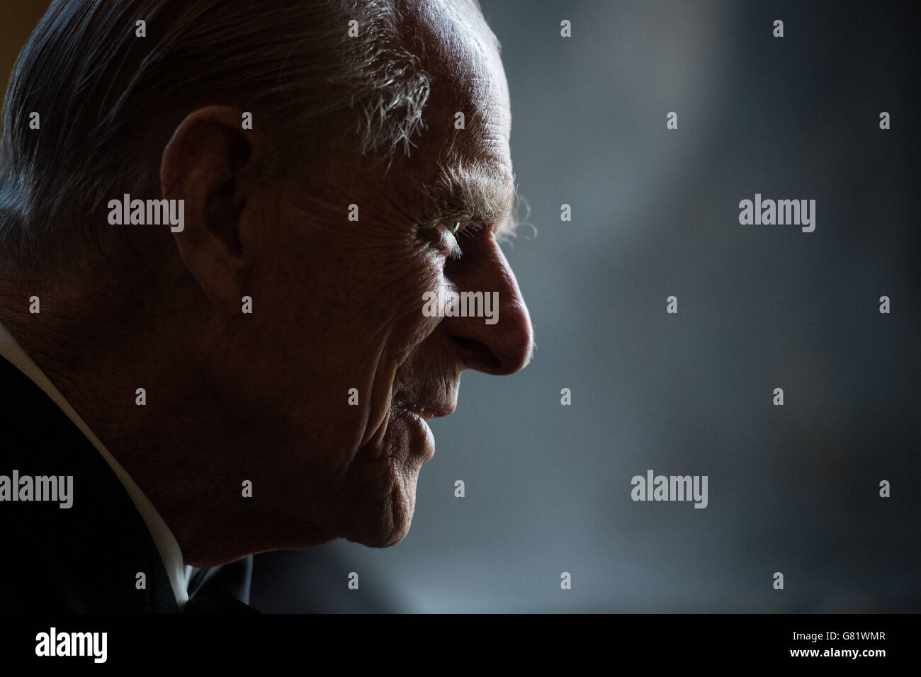 Der Herzog von Edinburgh kommt für den Gurkha 200 Pageant im Royal Hospital Chelsea, London an. Stockfoto