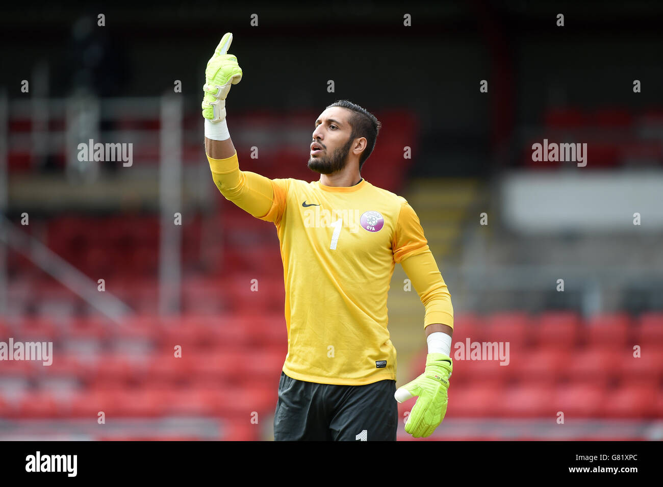 Fußball - International - Nordirland V Katar - Gresty Road Stockfoto
