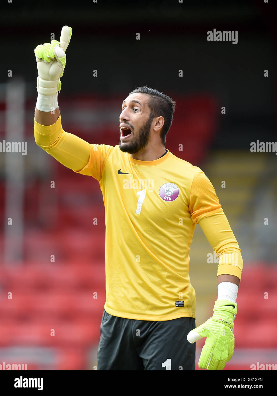 Fußball - International - Nordirland V Katar - Gresty Road Stockfoto