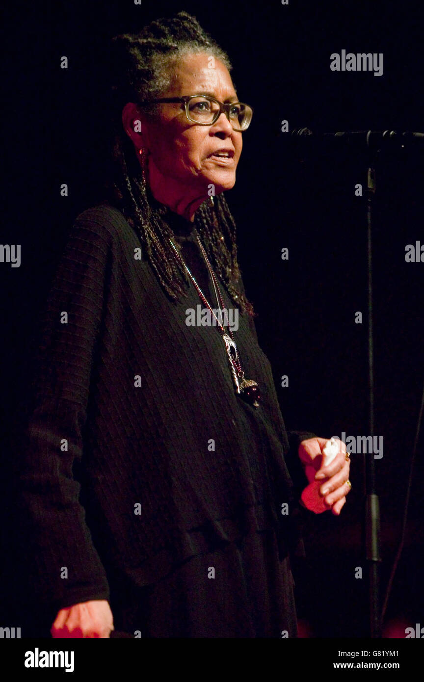 US-amerikanische jazz-Sängerin Abbey Lincoln führt in Enghien Jazz Festival in Enghien-Les-Bains, außerhalb Paris, Frankreich, 26 Juni 20 Stockfoto