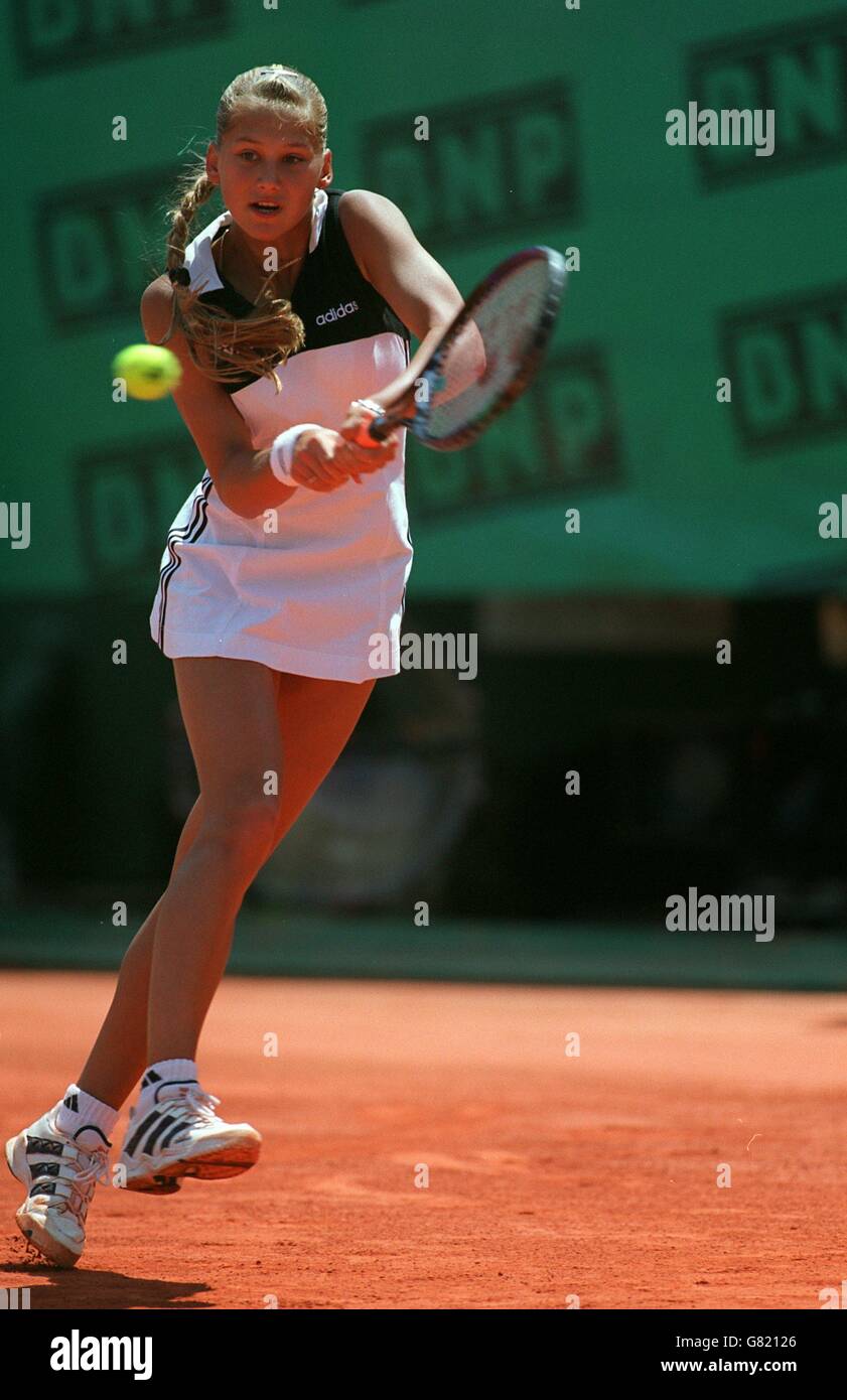 Französisch Open Tennis - Martina Hingis V Anna Kournikova Stockfotografie  - Alamy