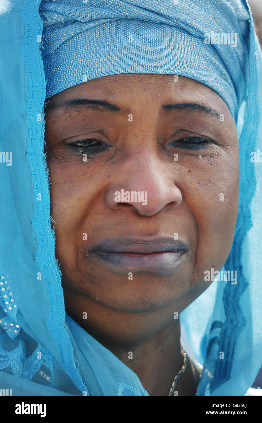 Sheku Bayoh Beerdigung Stockfoto