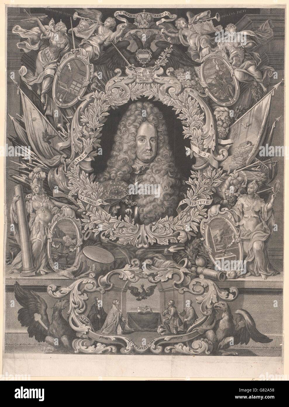 Karl VI., RömischDeutscher Kaiser Stockfotografie Alamy