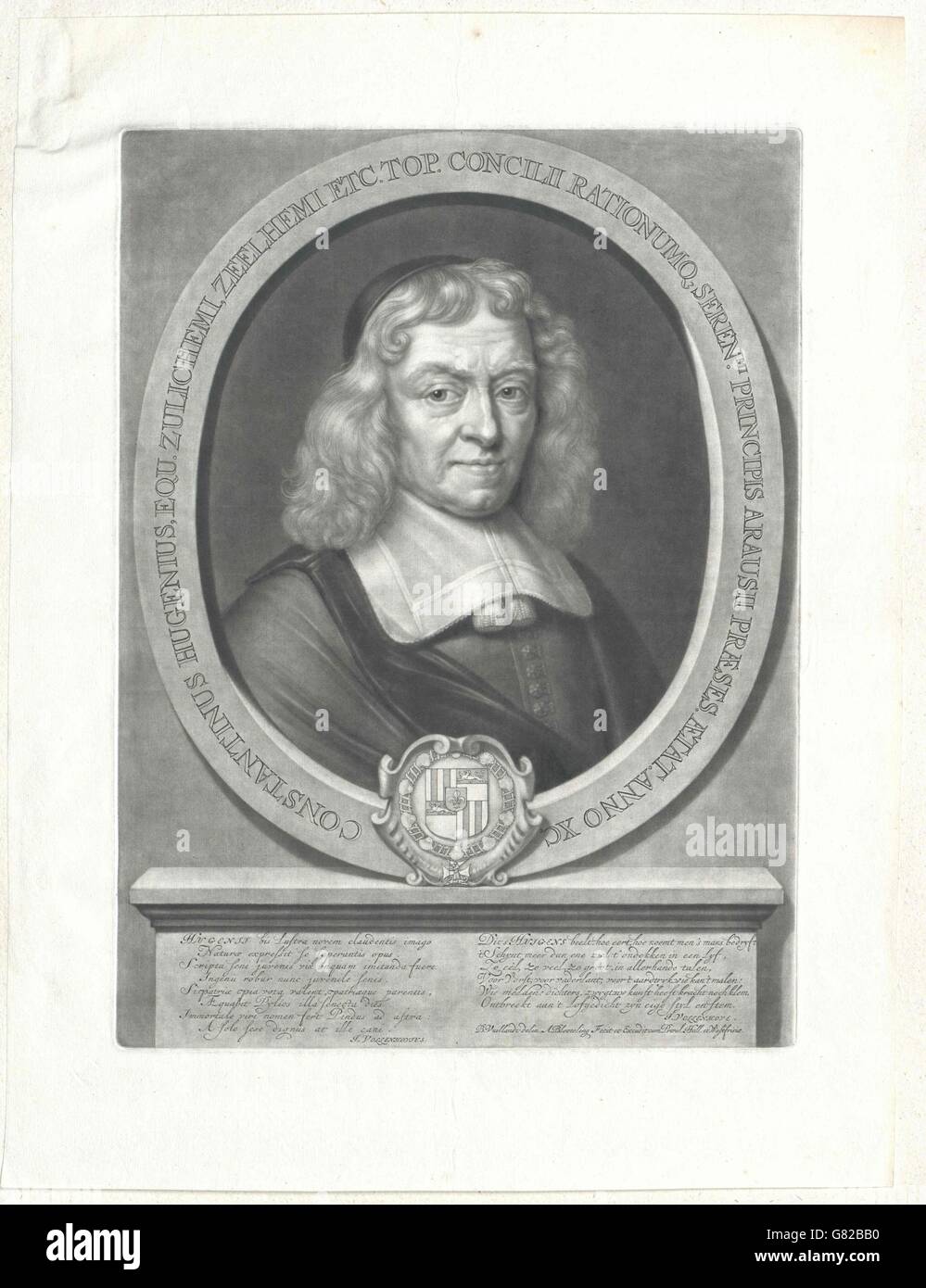 Constantijn Huygens Stockfoto