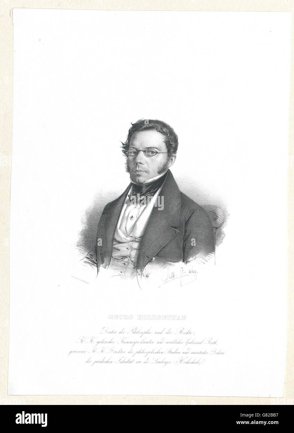 Holzgethan, Georg Stockfoto