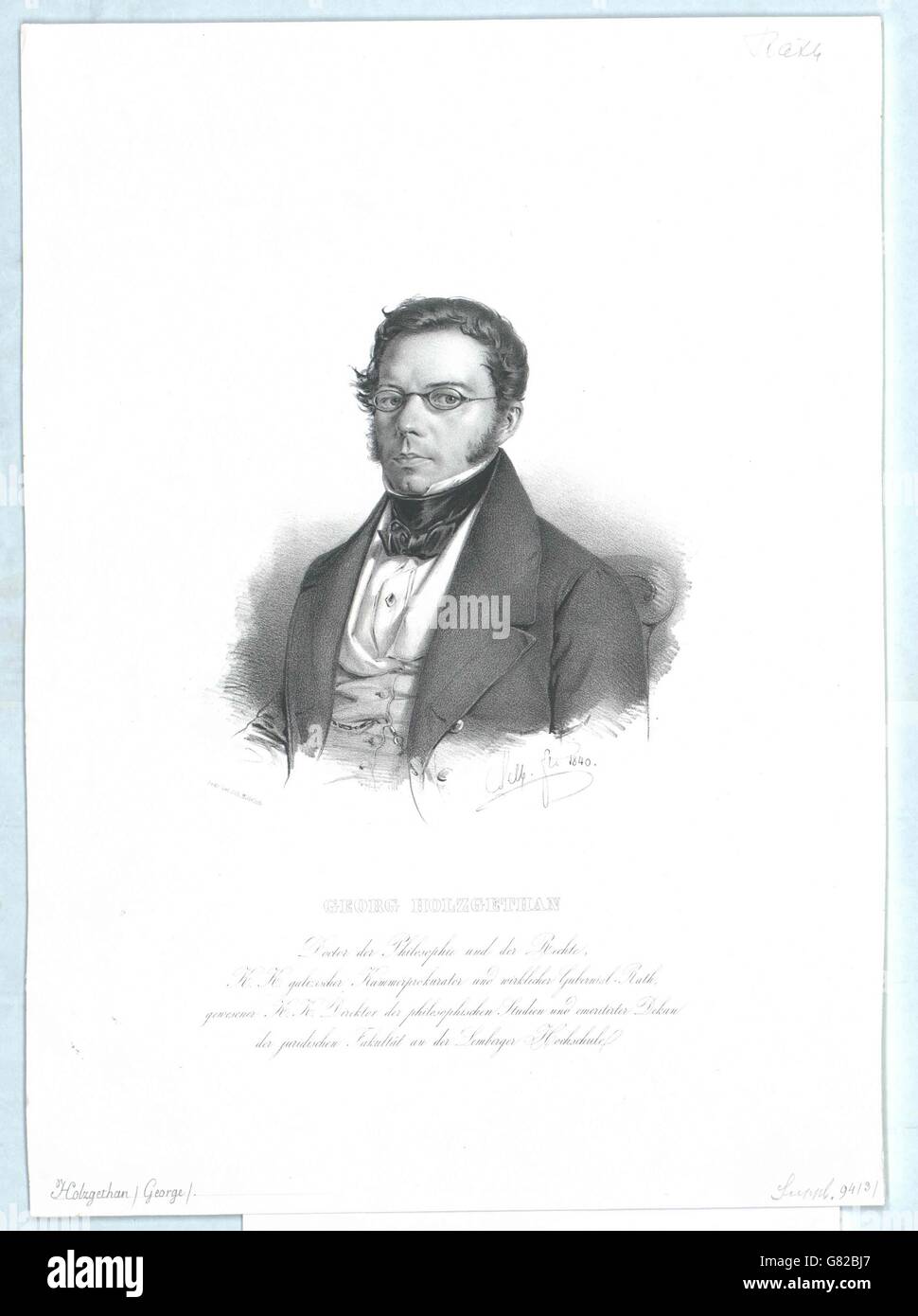 Holzgethan, Georg Stockfoto