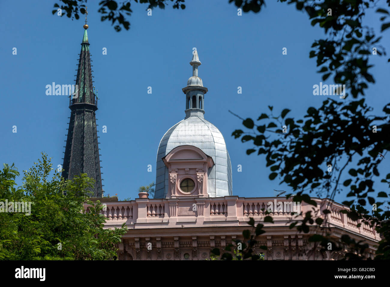 Kathedrale von St. Wenzel, Olomouc Region Hana, Süd-Mähren, Tschechische Republik, Europa Stockfoto