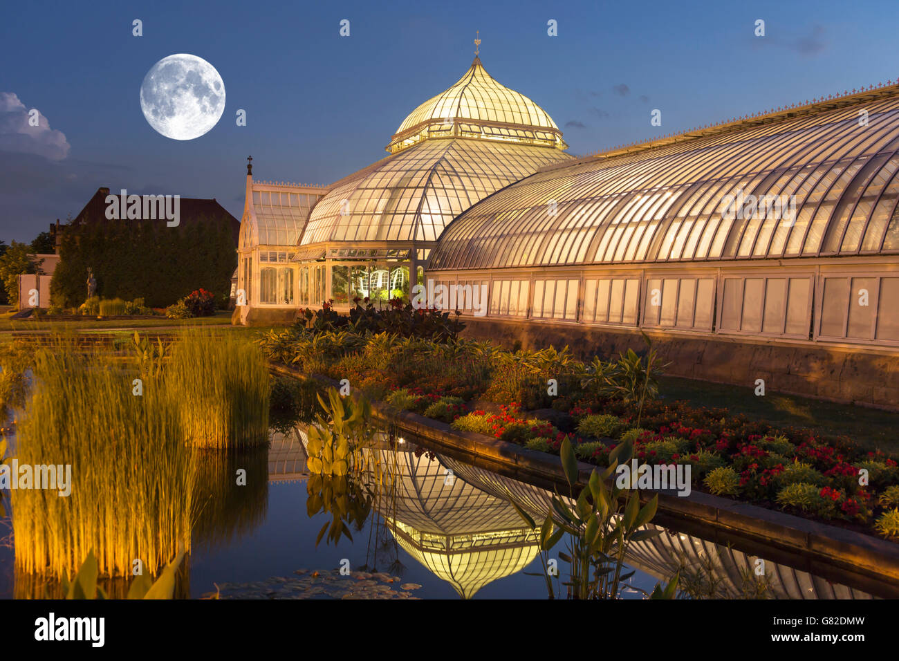AQUATIC GARDEN PHIPPS VIKTORIANISCHEN WINTERGARTEN (© HERRN & BURNHAM
