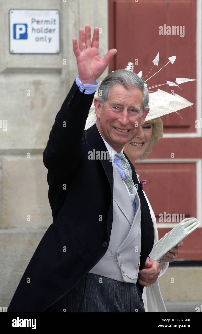 Der britische Prinz Charles und seine Frau Camilla, Herzogin von Cornwall. Stockfoto