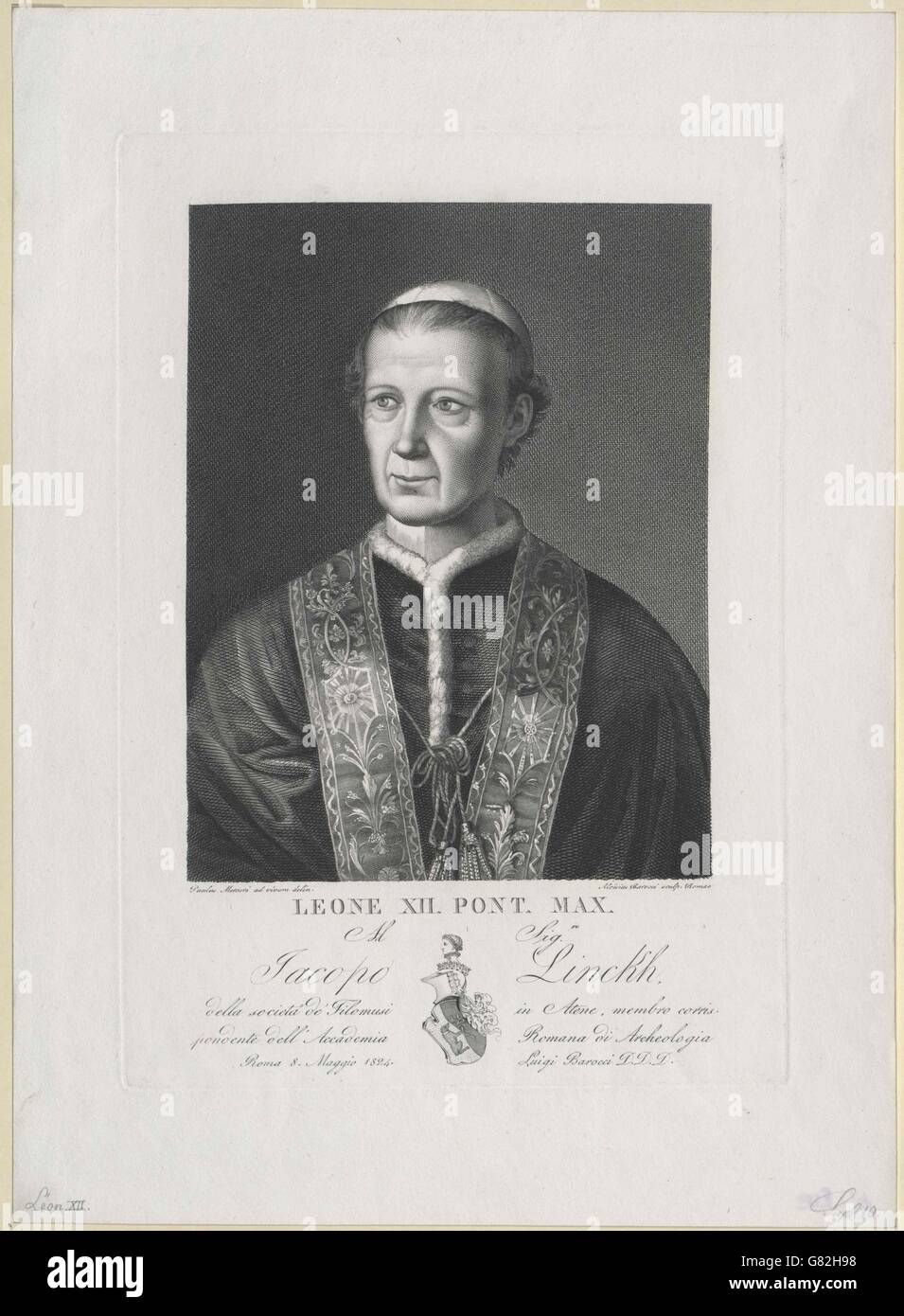 Leo XII., Papa Stockfoto