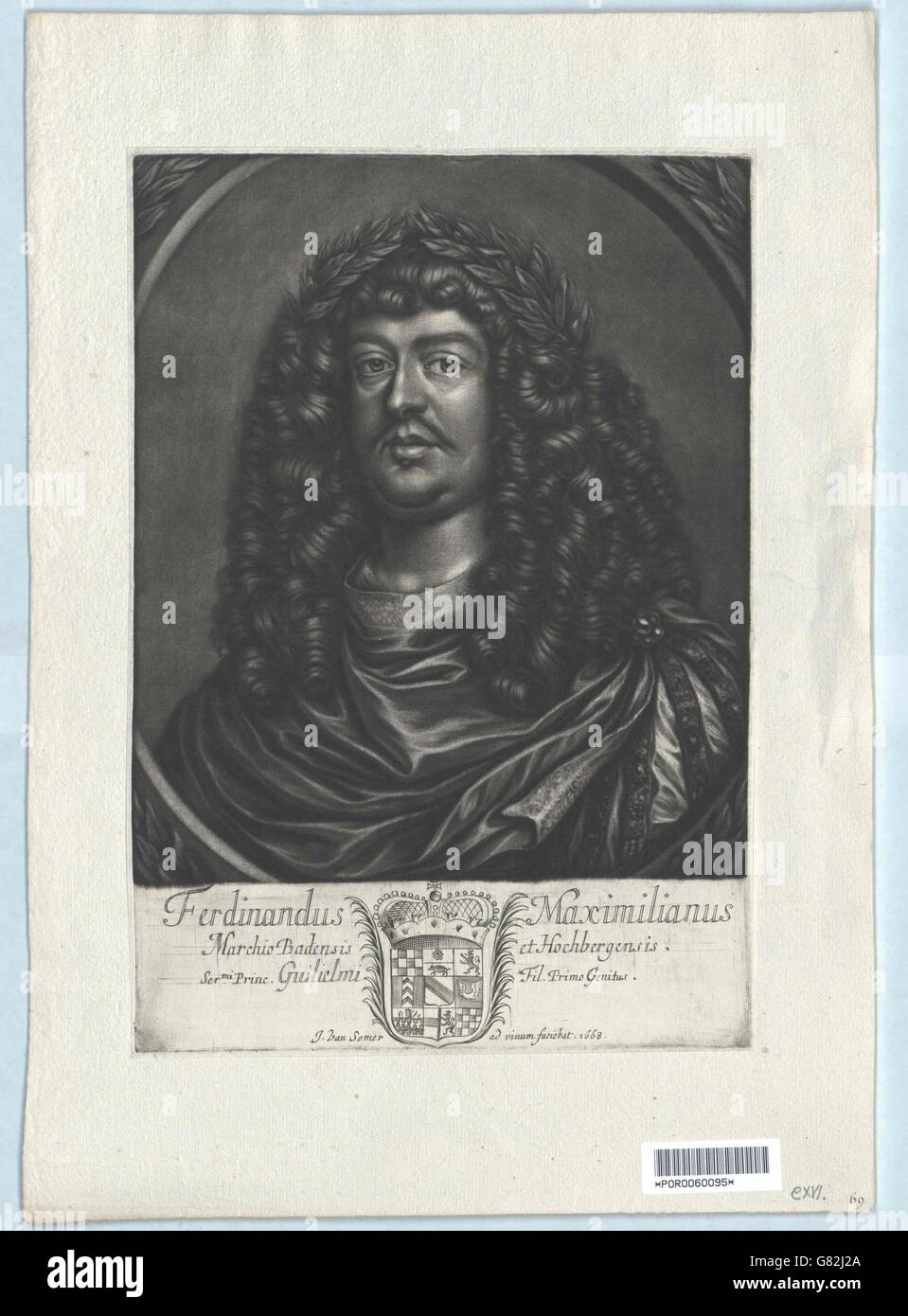 Ferdinand Maximilian, Markgraf von Baden-Baden Stockfoto