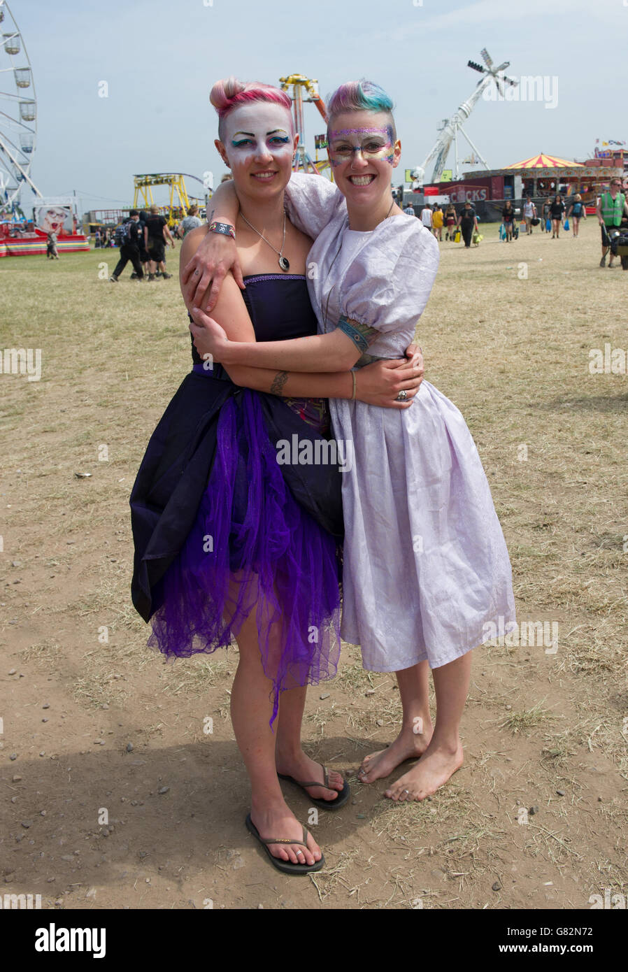 Download Festival 2015 - Tag eins - Donington Park Stockfoto