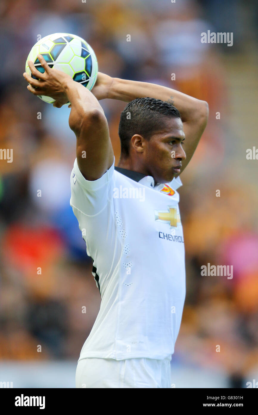 Fußball - Barclays Premier League - Hull City / Manchester United - KC Stadium. Antonio Valencia, Manchester United. Stockfoto