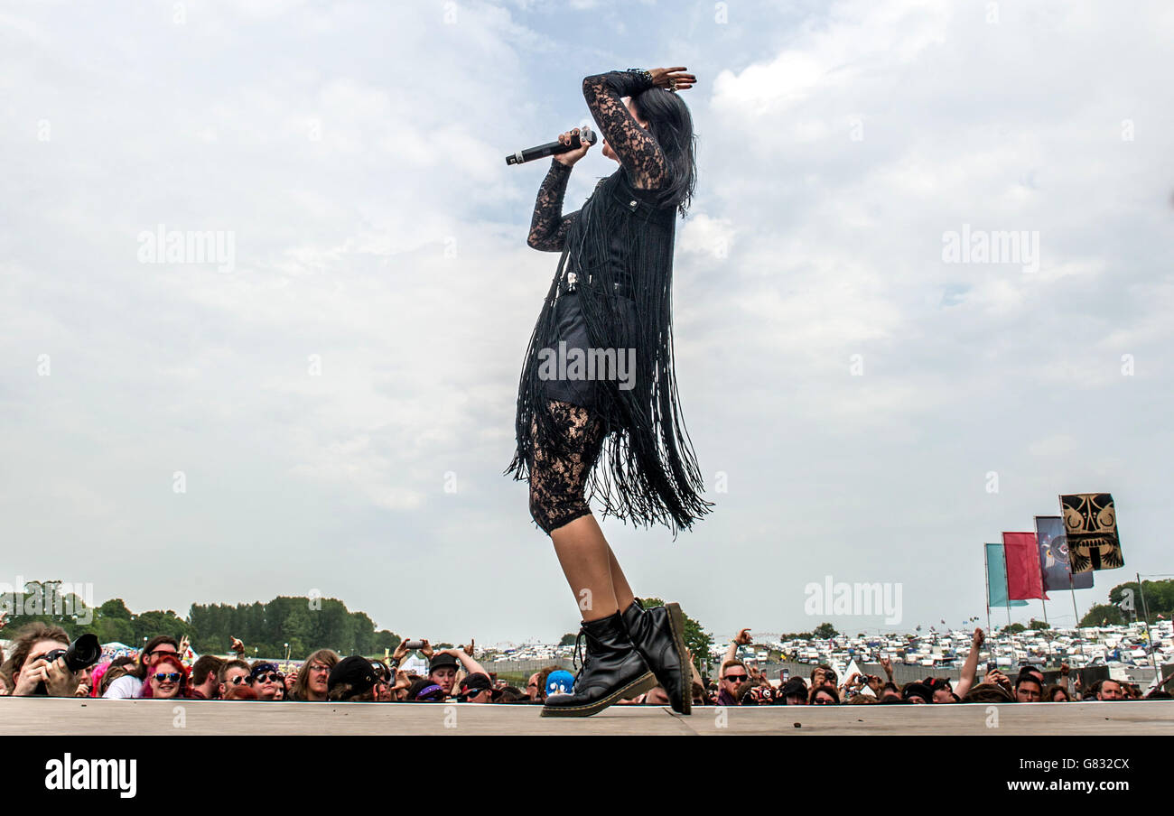 Download Festival 2015 - Tag eins - Donington Park Stockfoto