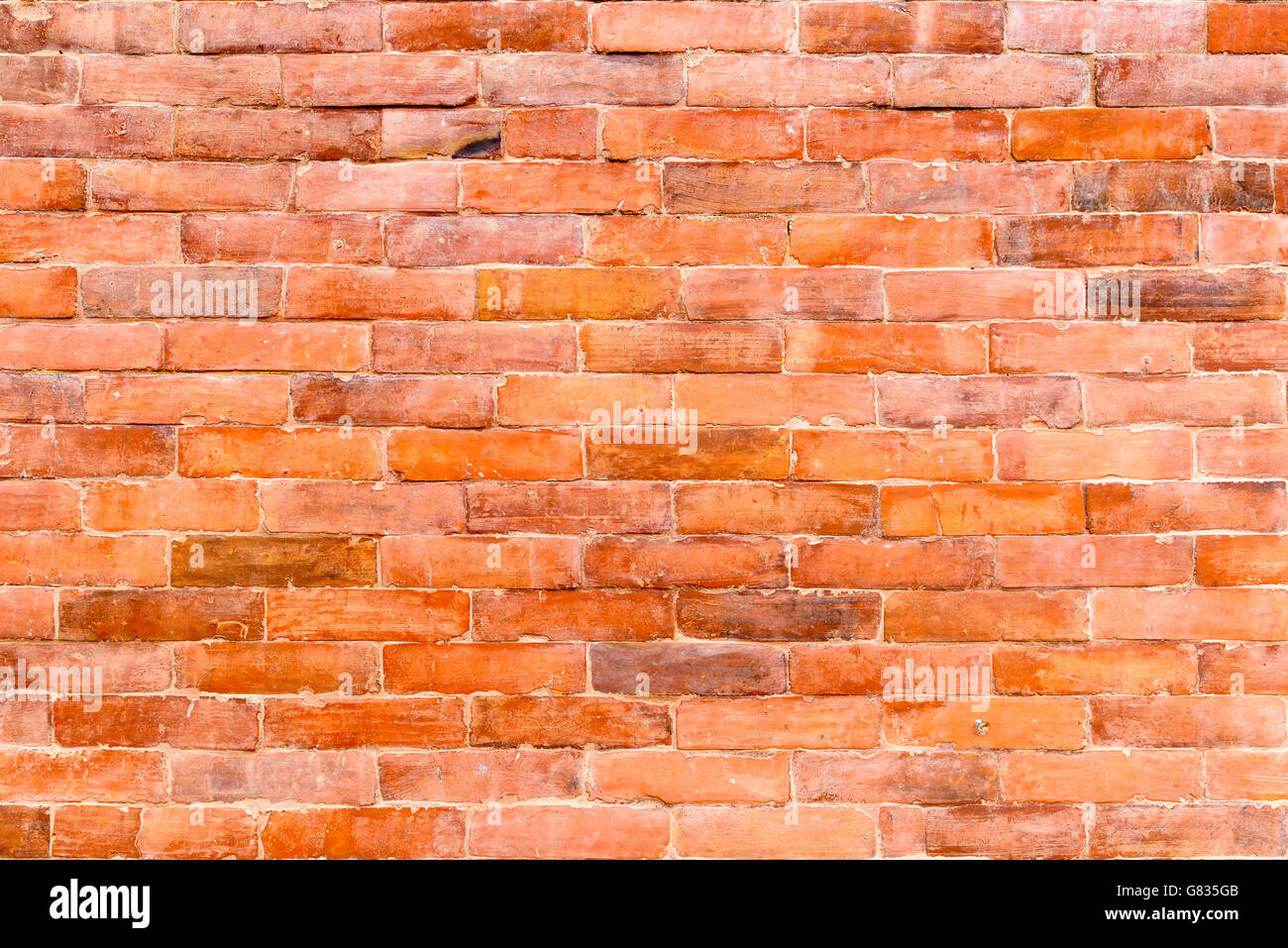 Traditionellen nepalesischen glasierte Ziegel Wand Textur, perfekt als Hintergrund Stockfoto