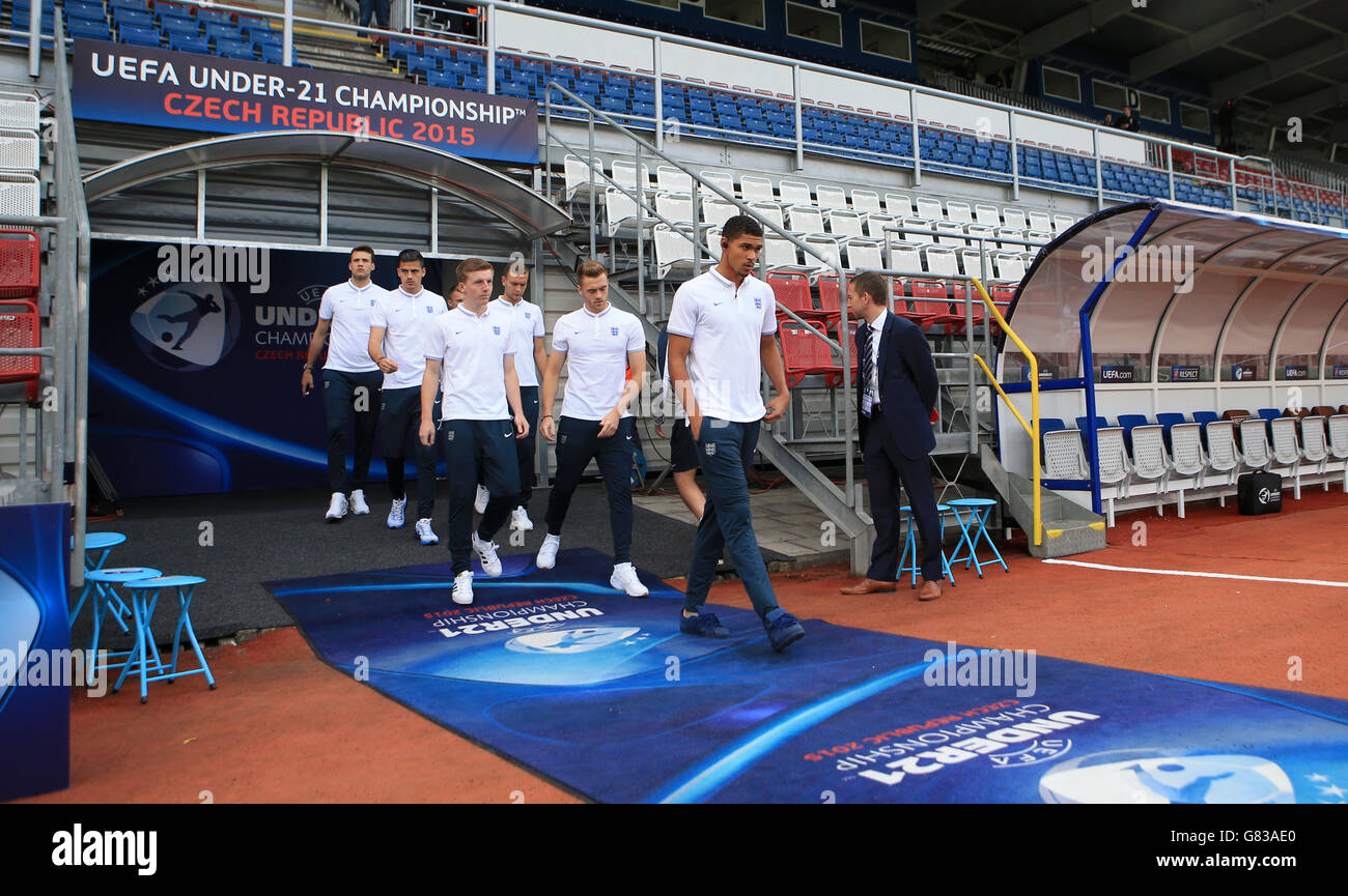 Fußball - UEFA-U21-Europameisterschaft - Gruppe B - England V Italien - Ander Stadium Stockfoto