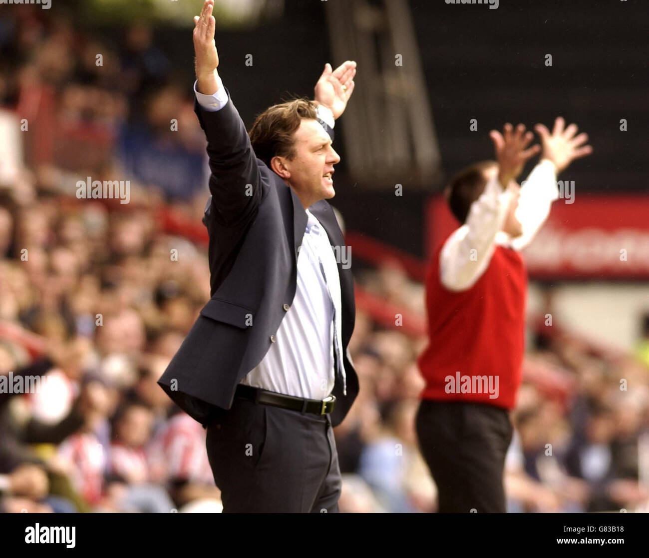 Fußball - Coca-Cola Football League One - Brentford V Huddersfield Town - Griffin Park Stockfoto