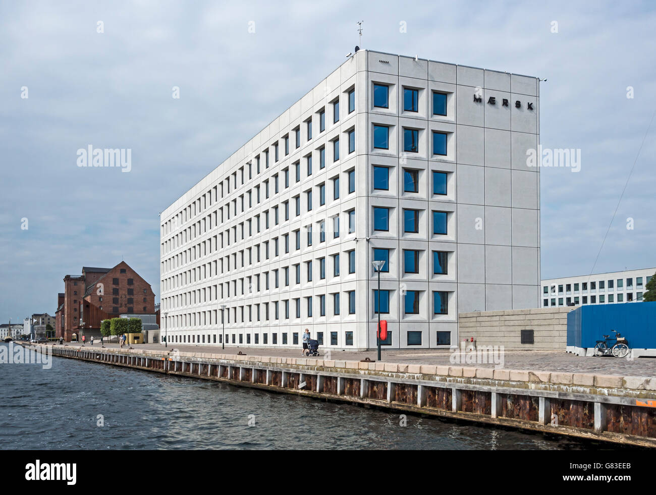 A.P. Møller - Mærsk a/s Hauptquartier auf Kulturnacht in Kopenhagen Dänemark Stockfoto