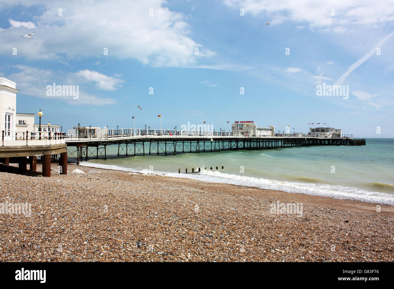 Worthing Pier Stockfoto