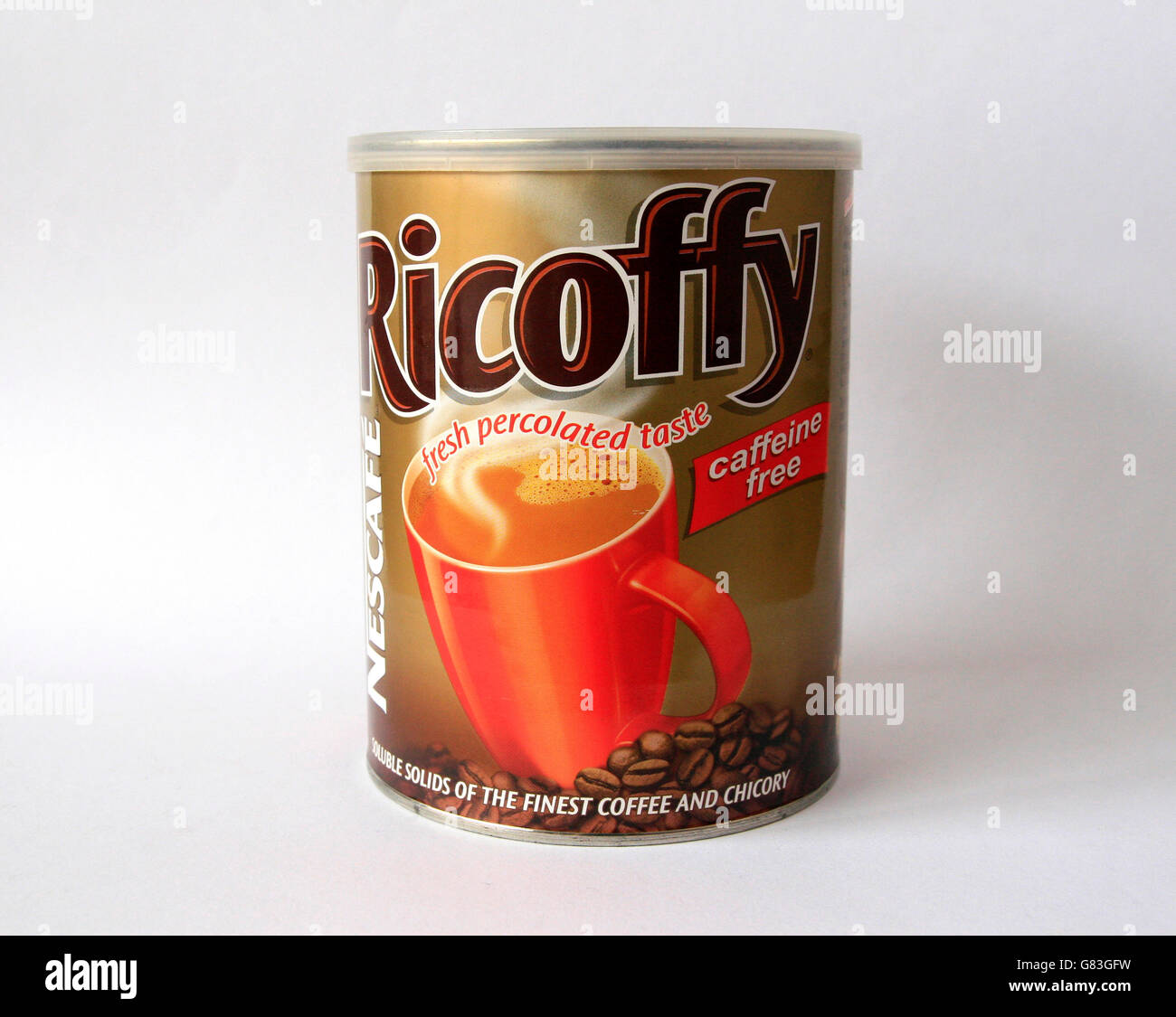 Ricoffy Can Stockfoto