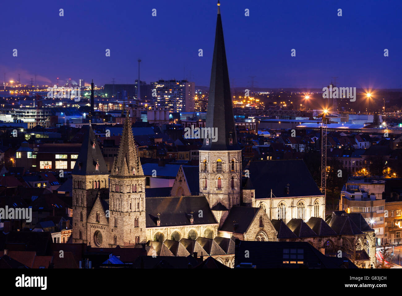 St. James Church in Gent Stockfoto
