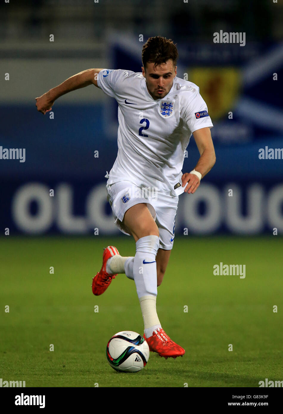 Fußball - UEFA U-21-Europameisterschaft - Gruppe B - England gegen Italien -. Englands Carl Jenkinson Stockfoto